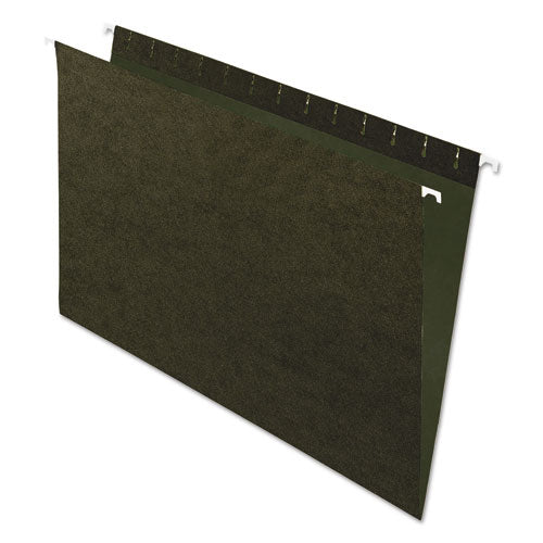 Standard Green Hanging Folders, Legal Size, 1/3-cut Tabs, Standard Green, 25/box