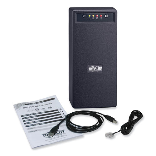 Omnivs Line-interactive Ups Tower, 8 Outlets, 1,000 Va, 510 J