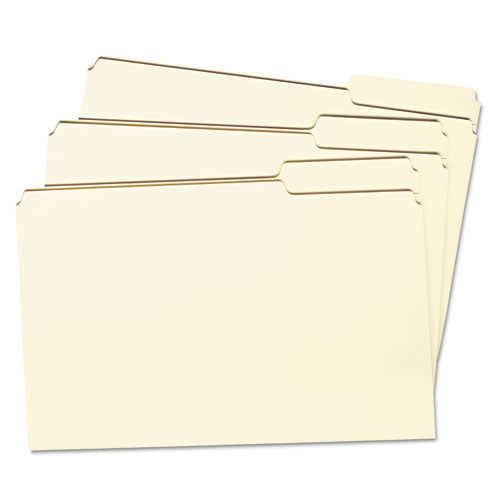 Manila File Folders, 1/3-cut Tabs: Right Position, Legal Size, 0.75" Expansion, Manila, 100/box