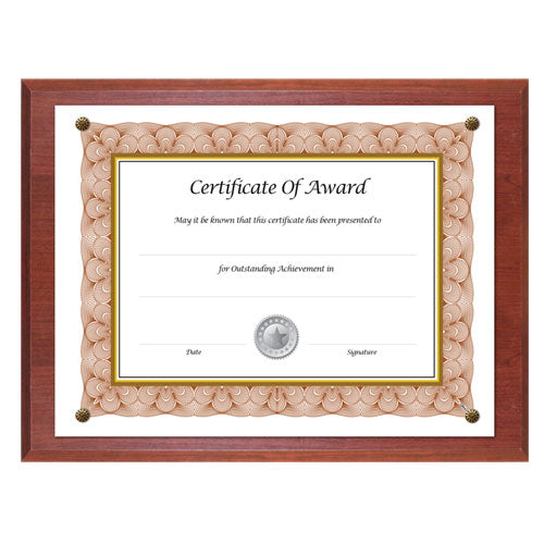 Award-a-plaque Document Holder, Acrylic/plastic, 10.5 X 13, Black