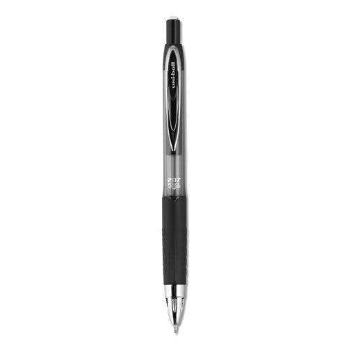 207 Mechanical Pencil, 0.7 Mm, Hb (#2), Black Lead, Black Barrel, Dozen