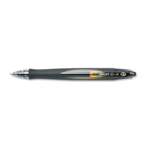 G6 Gel Pen, Retractable, Fine 0.7 Mm, Blue Ink, Blue Barrel