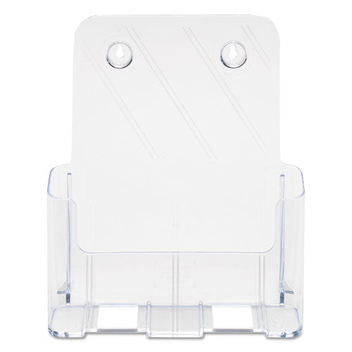 Docuholder For Countertop/wall-mount, Magazine, 9.25w X 3.75d X 10.75h, Clear