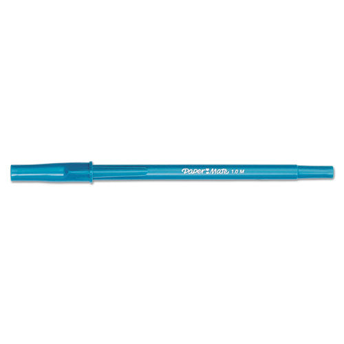 Paper Mate 3311131C Write Bros Blue Ink with Blue Barrel 1mm Ballpoint  Stick Pen - 12/Pack