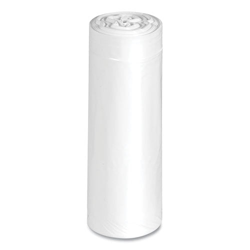 Linear-low-density Recycled Tall Kitchen Bags, 13 Gal, 0.85 Mil, 24" X 33", White, 15 Bags/roll, 10 Rolls/box