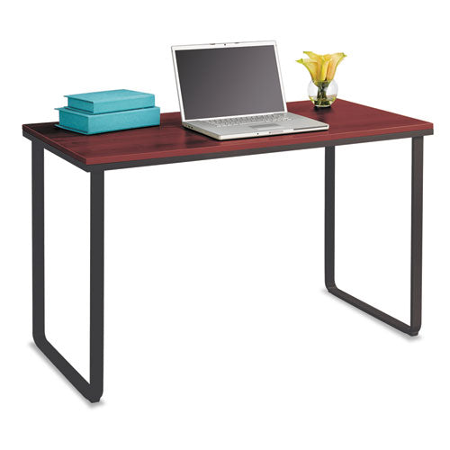 Steel Desk, 47.25" X 24" X 28.75", Black/silver