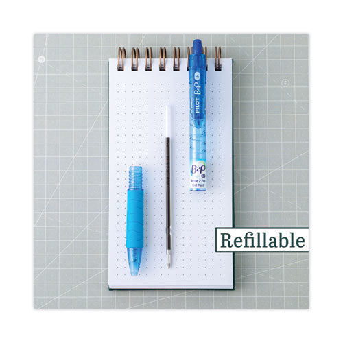 B2p Bottle-2-pen Recycled Ballpoint Pen, Retractable, Medium 1 Mm, Assorted Ink And Barrel Colors, 36/pack