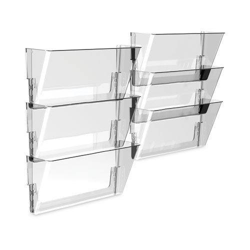 Wall File, Legal Size, 16" X 4" X 7", Clear