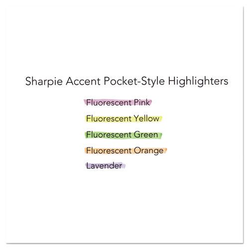 Pocket Style Highlighter Value Pack, Yellow Ink, Chisel Tip, Yellow Barrel, 36/pack