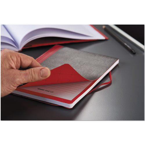 Flexible Cover Casebound Notebooks, Scribzee Compatible, 1-subject, Wide/legal Rule, Black Cover, (71) 8.25 X 5.75 Sheets