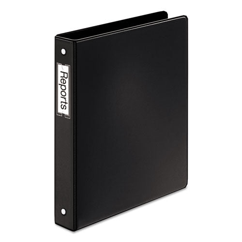 Premier Easy Open Locking Round Ring Binder, 3 Rings, 1" Capacity, 11 X 8.5, Black