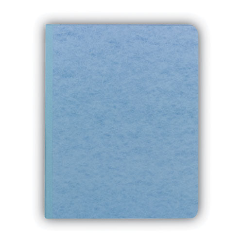 Prong Fastener Premium Pressboard Report Cover, Two-piece Prong Fastener, 3" Capacity, 8.5 X 11, Blue/blue