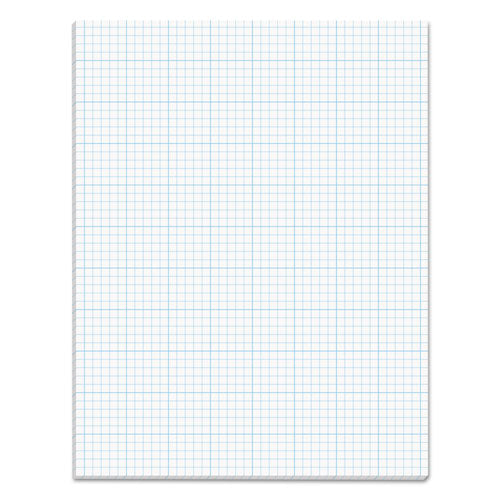 Cross Section Pads, Cross-section Quadrille Rule (10 Sq/in, 1 Sq/in), 50 White 8.5 X 11 Sheets