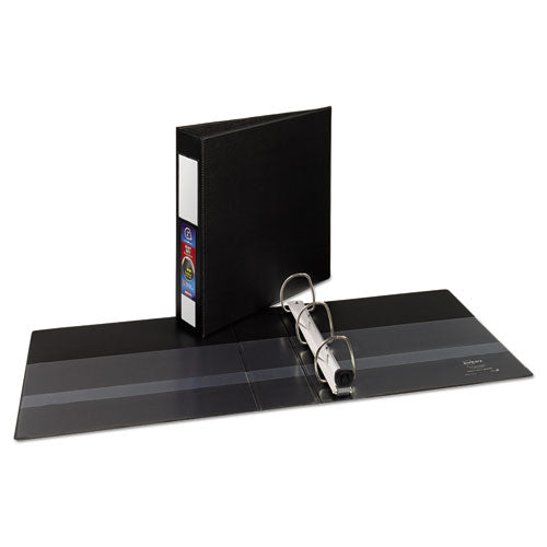 Heavy-duty Non-view Binder With Durahinge And One Touch Ezd Rings, 3 Rings, 2" Capacity, 11 X 8.5, Black
