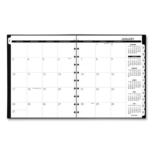Move-a-page Weekly/monthly Appointment Book, 11 X 8.75, Black Cover, 12-month (jan To Dec): 2023