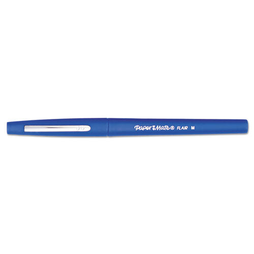 Paper Mate 8410152 Point Guard Flair Blue Ink with Blue Barrel