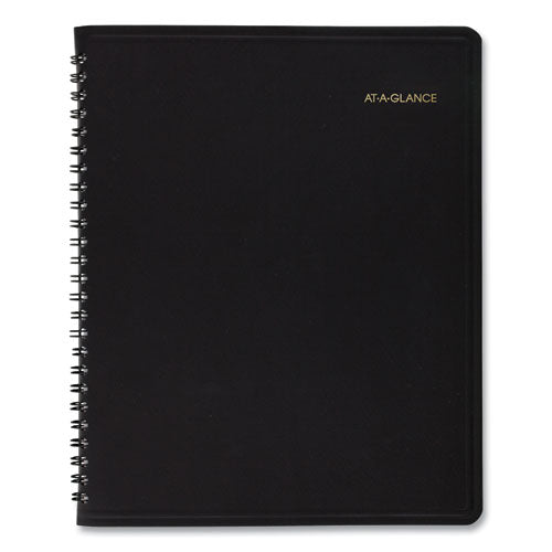 Monthly Planner, 8.75 X 7, Black Cover, 18-month (july To Dec): 2022 To 2023