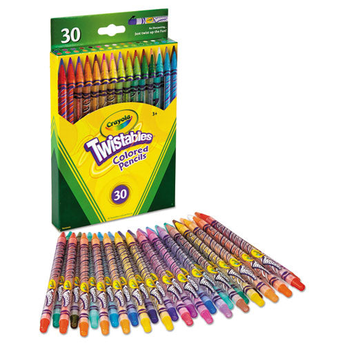 Cra-Z-Art Twist-Up Colored Pencils, 32 Count, Assorted Colors 