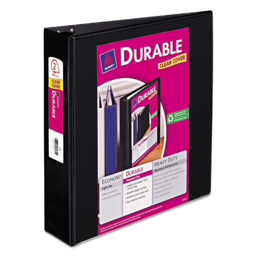 Durable View Binder With Durahinge And Slant Rings, 3 Rings, 2" Capacity, 11 X 8.5, White