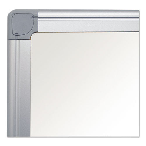 Earth Silver Easy-clean Dry Erase Board, Reversible, 48 X 36, White Surface, Silver Aluminum Frame
