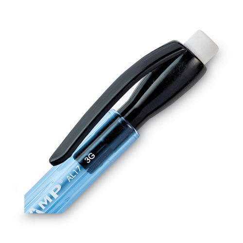 Champ Mechanical Pencil, 0.7 Mm, Hb (#2.5), Black Lead, Blue Barrel, Dozen