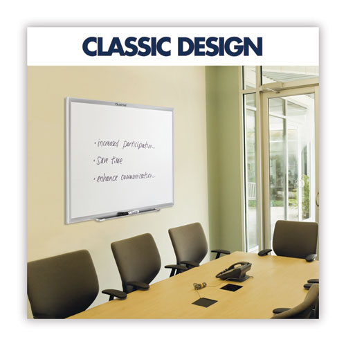 Classic Series Total Erase Dry Erase Boards, 72 X 48, White Surface, Silver Anodized Aluminum Frame