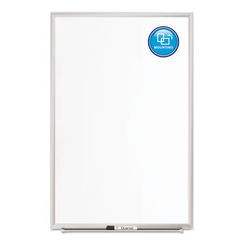 Classic Series Porcelain Magnetic Dry Erase Board, 96 X 48, White Surface, Silver Aluminum Frame