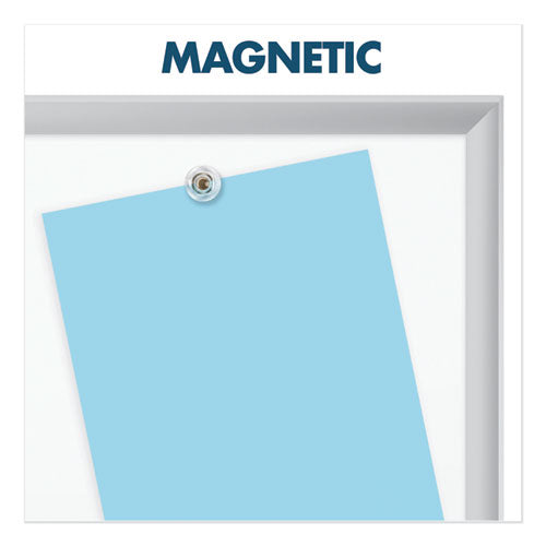 Classic Series Porcelain Magnetic Dry Erase Board, 96 X 48, White Surface, Silver Aluminum Frame