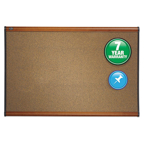 Prestige Bulletin Board, Brown Graphite-blend Surface, 48 X 36, Graphite Gray Aluminum Frame