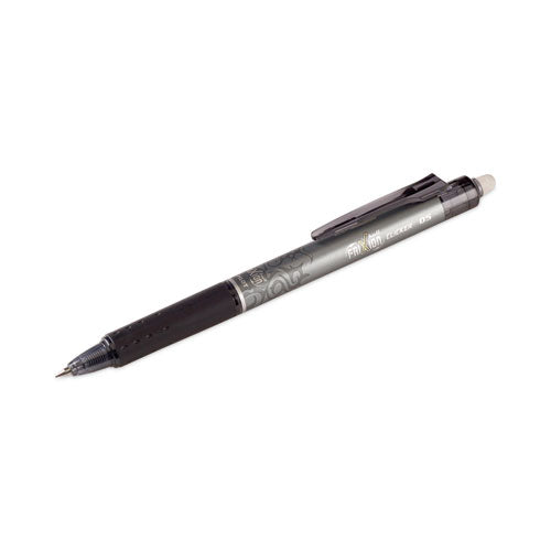 Pilot FriXion Point Erasable Gel Pen Stick Extra-Fine 0.5 mm Black Ink Black Barrel