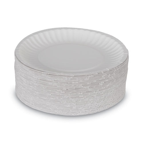 Dixie Clay Coated Paper Plates 6" Dia White 100/pack