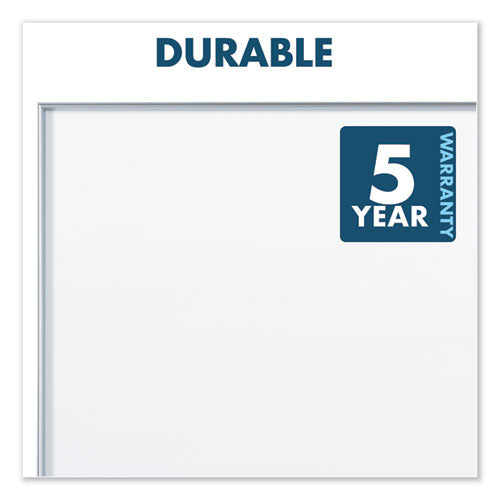 Fusion Nano-clean Magnetic Whiteboard, 36 X 24, White Surface, Silver Aluminum Frame