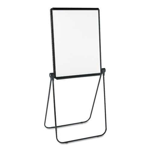 Ultima Presentation Easel, 27 X 34, White Surface, Black Metal Frame