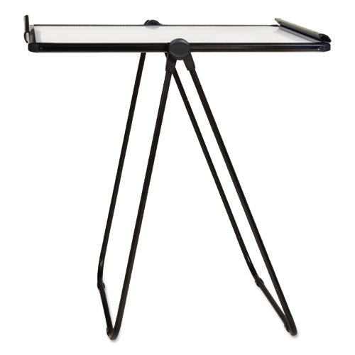 Ultima Presentation Easel, 27 X 34, White Surface, Black Metal Frame