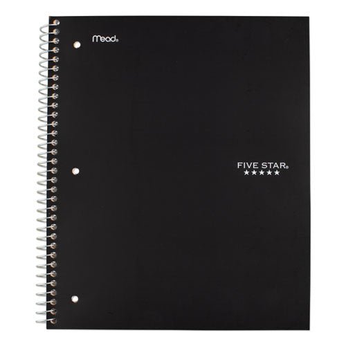Wirebound Notebook With Two Pockets, 1-subject, Medium/college Rule, Randomly Assorted Cover Color, (100) 11 X 8.5 Sheets