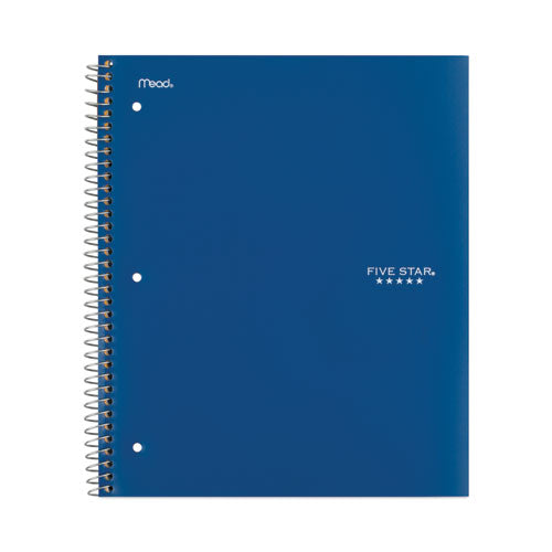 Wirebound Notebook With Two Pockets, 1-subject, Medium/college Rule, Randomly Assorted Cover Color, (100) 11 X 8.5 Sheets