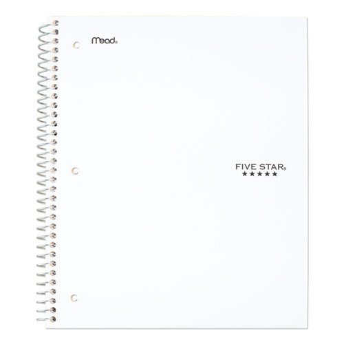 Wirebound Notebook With Two Pockets, 1-subject, Medium/college Rule, Randomly Assorted Cover Color, (100) 11 X 8.5 Sheets