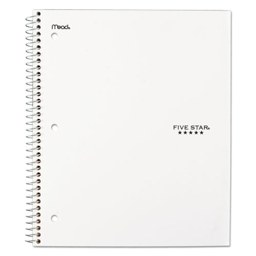 Wirebound Notebook With Two Pockets, 1-subject, Medium/college Rule, Randomly Assorted Cover Color, (100) 11 X 8.5 Sheets