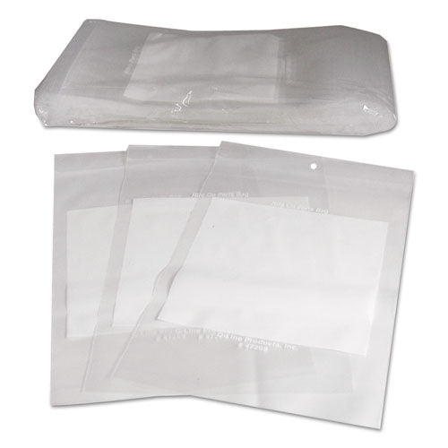 Write-on Poly Bags, 2 Mil, 6" X 9", Clear, 1,000/carton