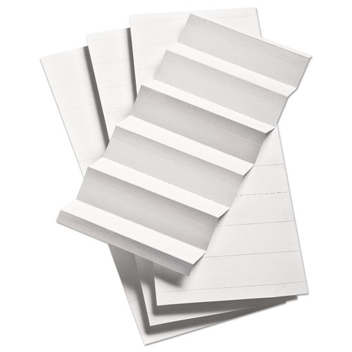 Blank Inserts For Hanging File Folders, Compatible With 42 Series Tabs, 1/5-cut, White, 2" Wide, 100/pack