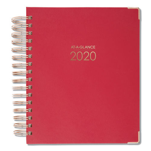 Harmony Daily Hardcover Planner, 8.75 X 7, Berry Cover, 12-month (jan To Dec): 2023