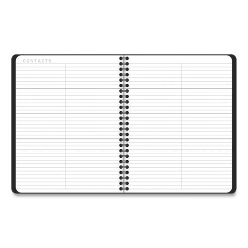 Contemporary Lite Weekly/monthly Planner, 8.75 X 7, Black Cover, 12-month (jan To Dec): 2023