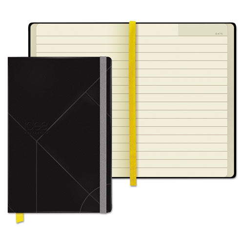 Idea Collective Journal, Hardcover With Elastic Closure, 1-subject, Wide/legal Rule, Black Cover, (120) 8.25 X 5 Sheets
