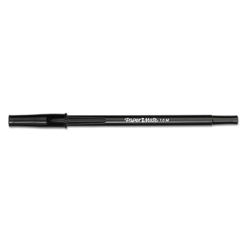 Write Bros. Ballpoint Pen Value Pack, Stick, Medium 1 Mm, Black Ink, Black Barrel, 60/pack