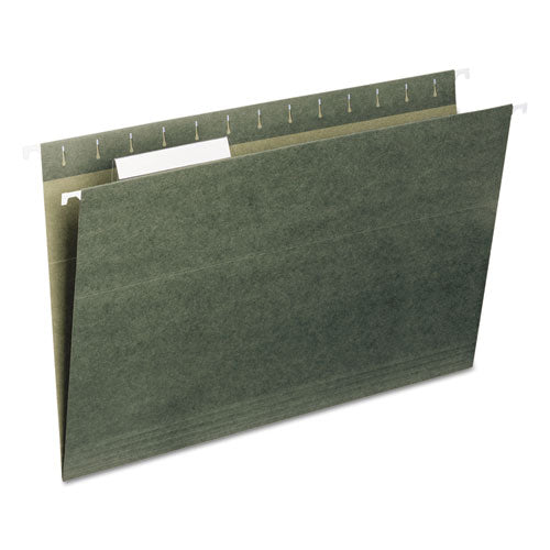 Hanging Folders, Legal Size, 1/3-cut Tabs, Standard Green, 25/box