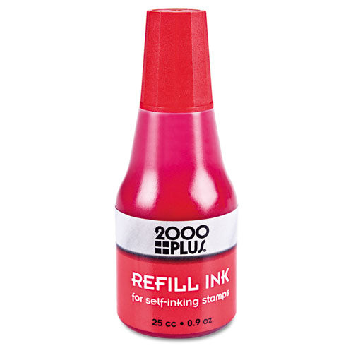 Self-inking Refill Ink, 0.9 Oz. Bottle, Black