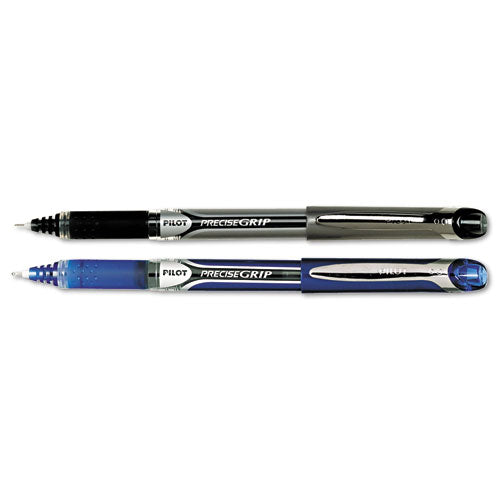 Precise Grip Roller Ball Pen, Stick, Extra-fine 0.5 Mm, Blue Ink, Blue Barrel