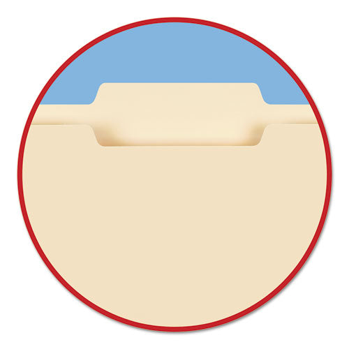 Manila File Folders, 1/3-cut Tabs: Center Position, Letter Size, 0.75" Expansion, Manila, 100/box