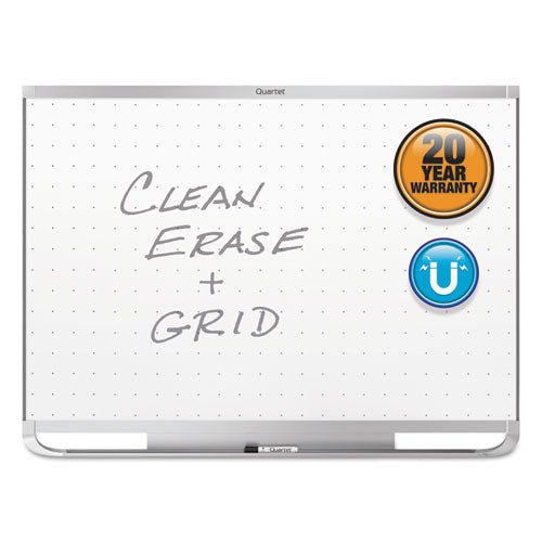 Prestige 2 Magnetic Total Erase Whiteboard, 48 X 36, White Surface, Silver Aluminum/plastic Frame