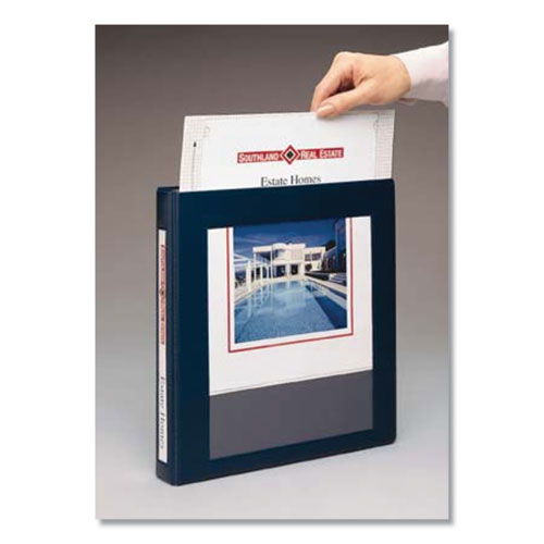 Framed View Heavy-duty Binders, 3 Rings, 3" Capacity, 11 X 8.5, Black